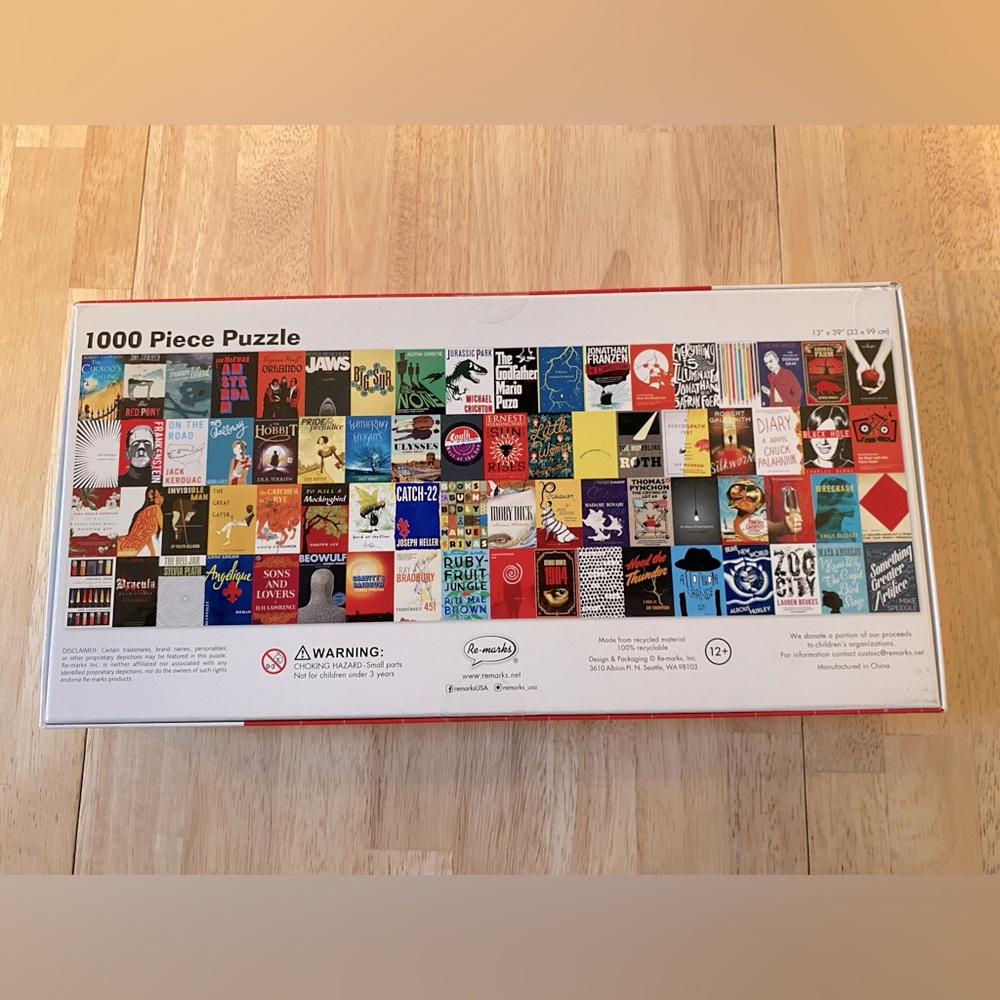 Bestsellers Book Covers Jigsaw Puzzle, 1000 piece